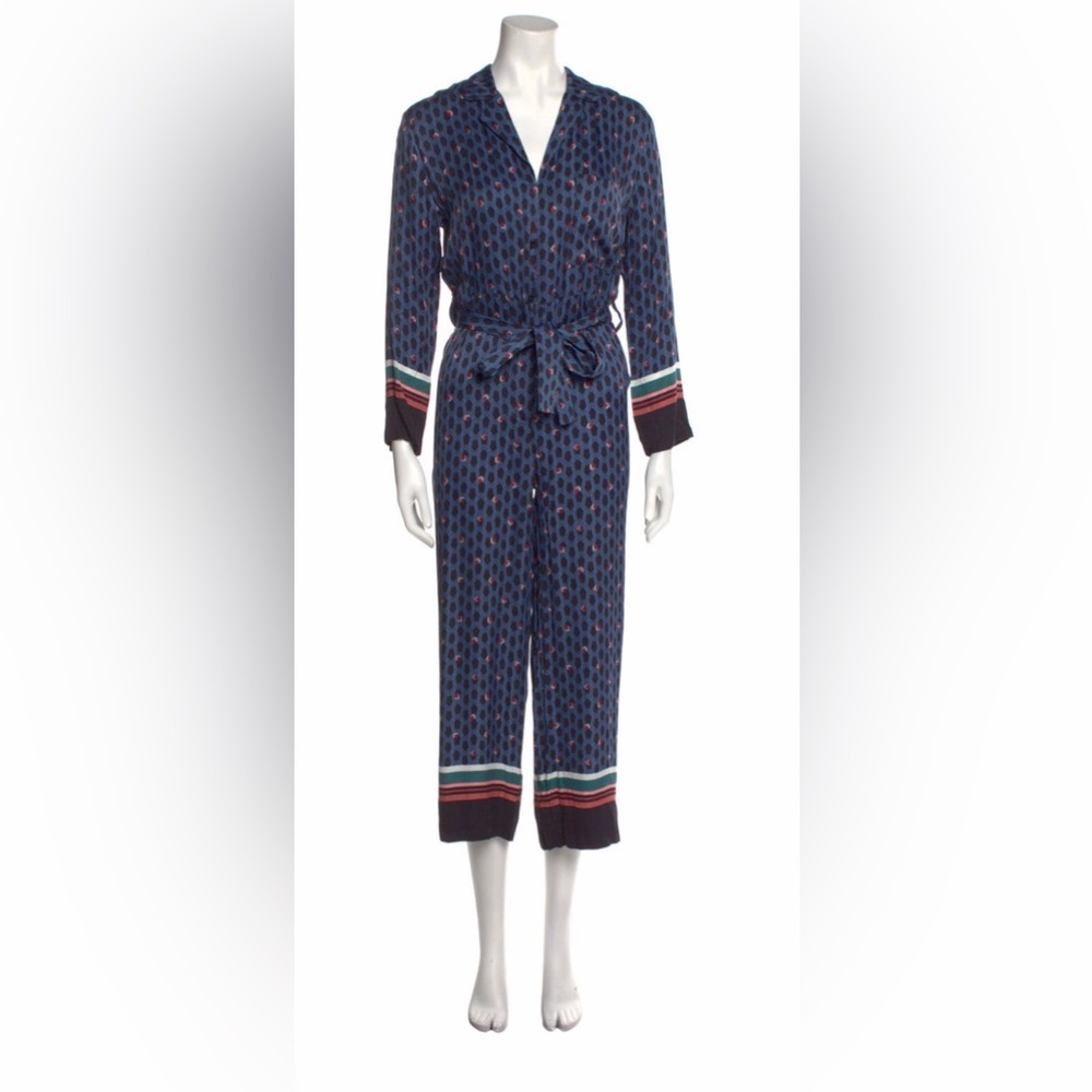 Maje Printed Jumpsuit Size 0